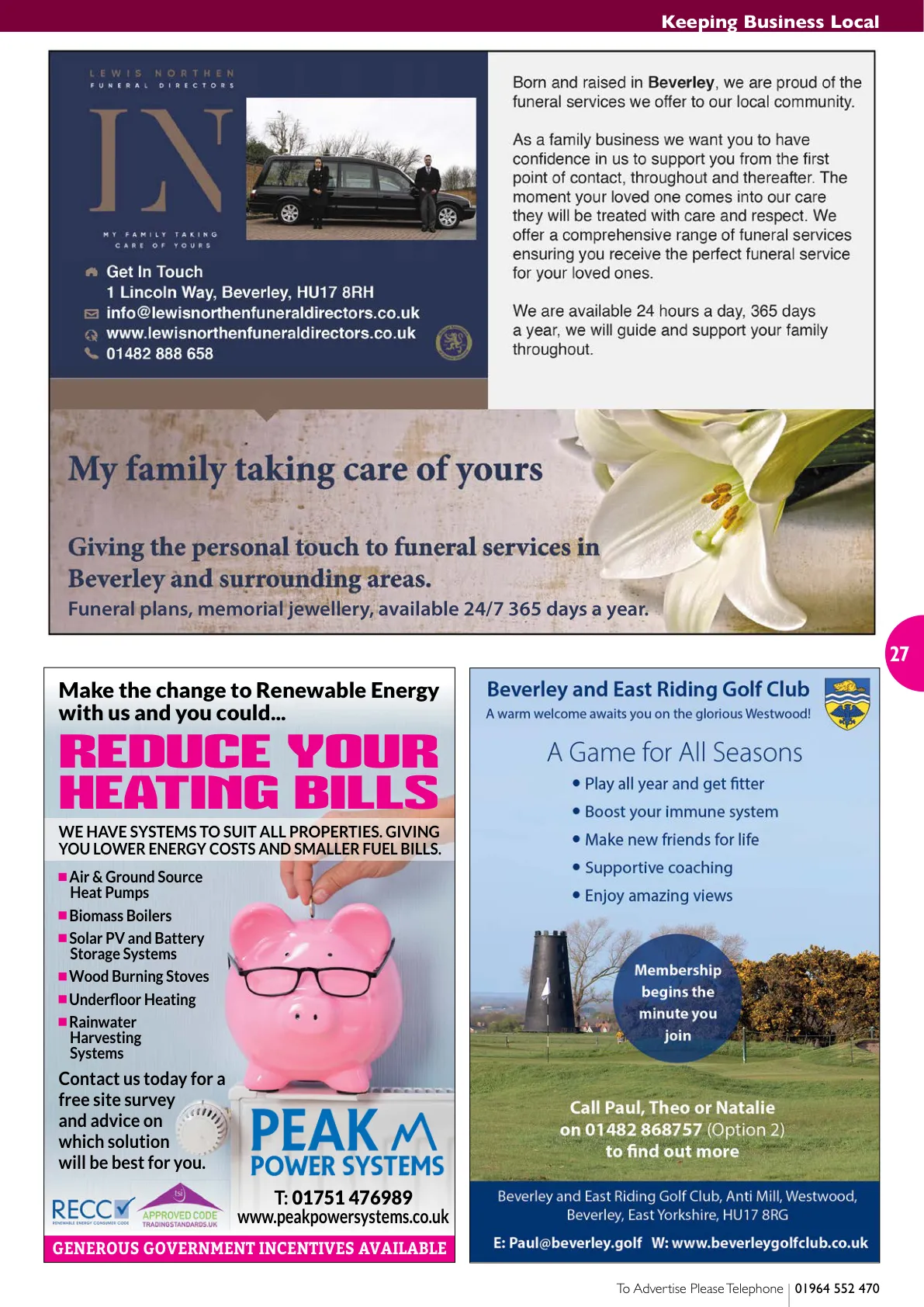 Beverley Magazine — December 2021 — Page 27 of 44