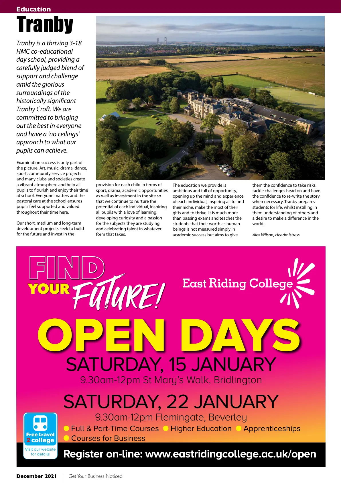 Beverley Magazine — December 2021 — Page 28 of 44