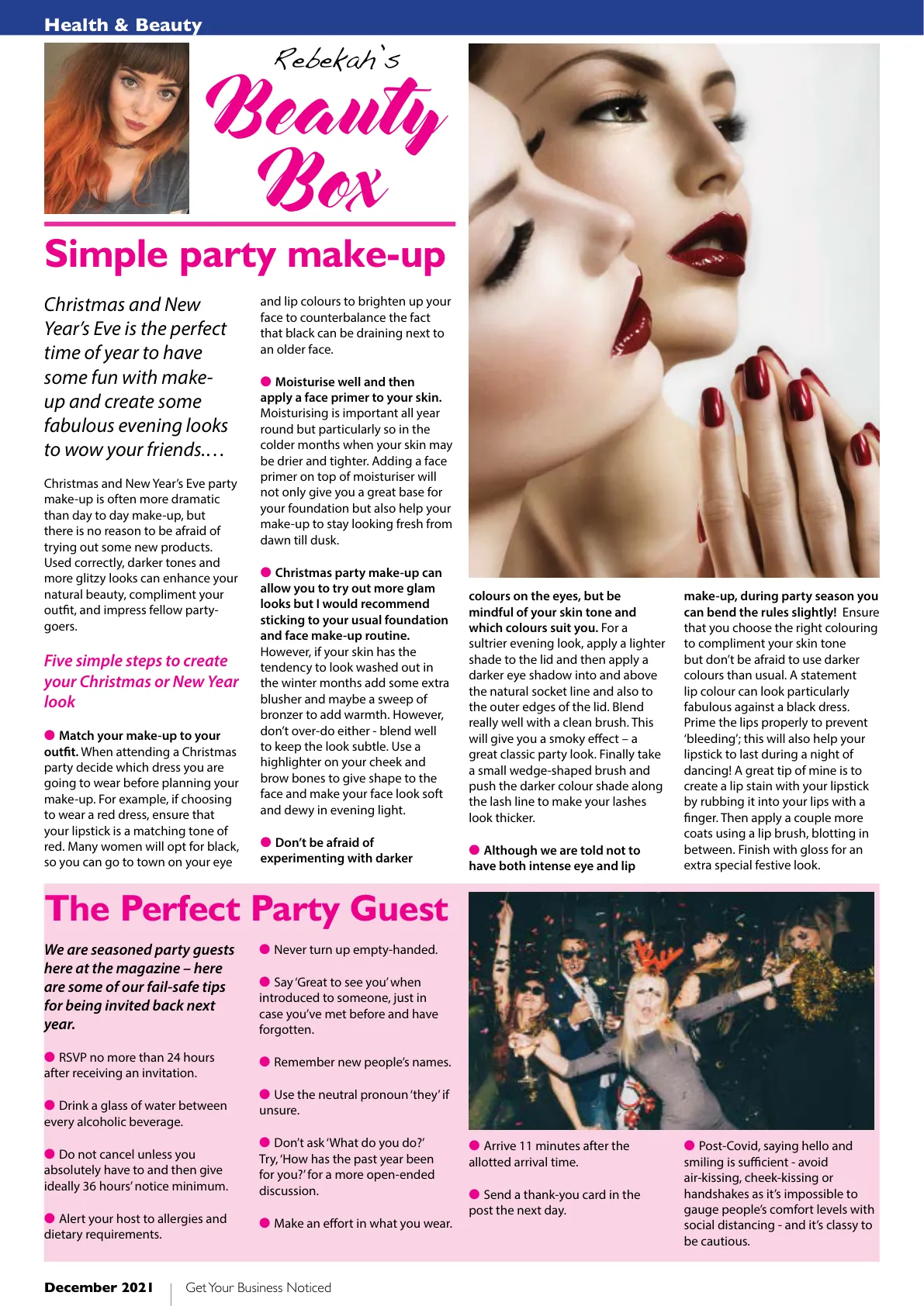 Beverley Magazine — December 2021 — Page 32 of 44