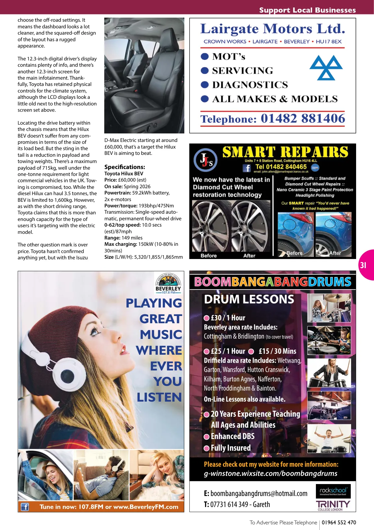 Beverley Magazine — December 2025 — Page 31 of 36