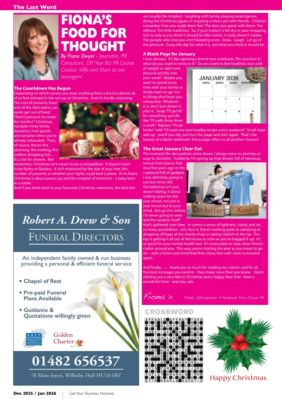 Beverley Magazine — December 2025 — Page 34 of 36