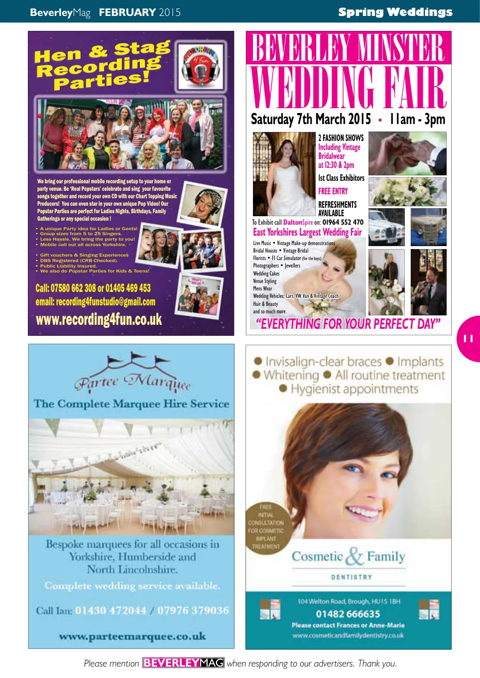 Beverley Magazine — February 2015 — Page 11 of 48