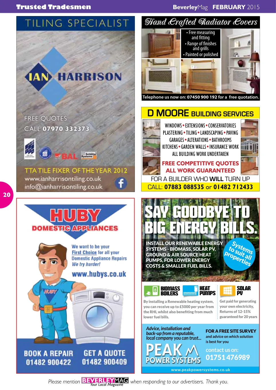 Beverley Magazine — February 2015 — Page 20 of 48