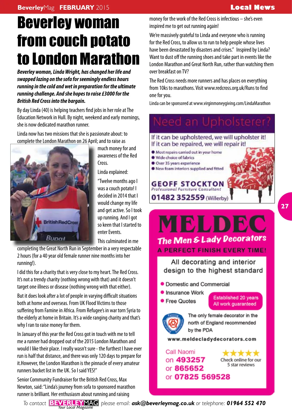 Beverley Magazine — February 2015 — Page 27 of 48