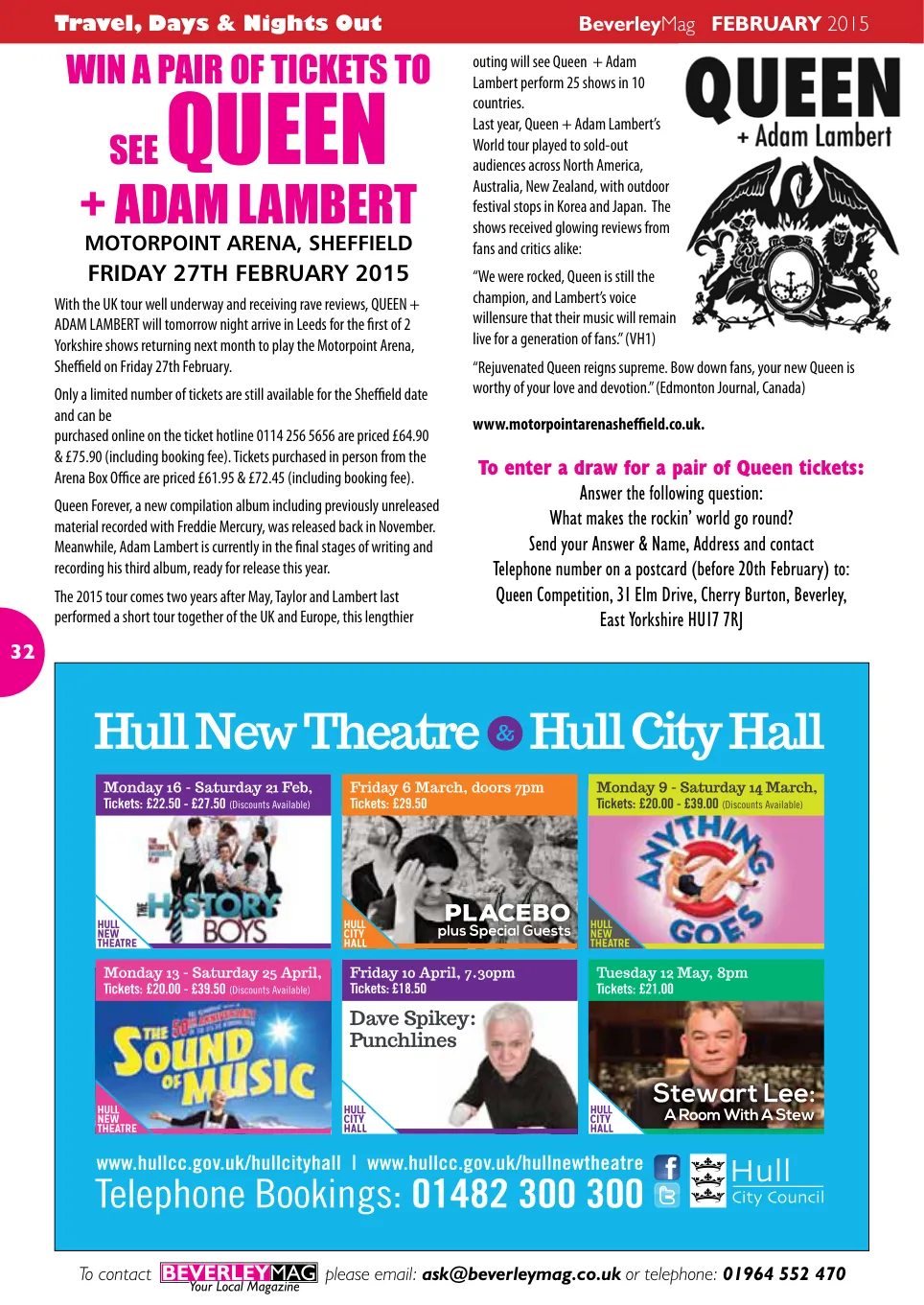 Beverley Magazine — February 2015 — Page 32 of 48