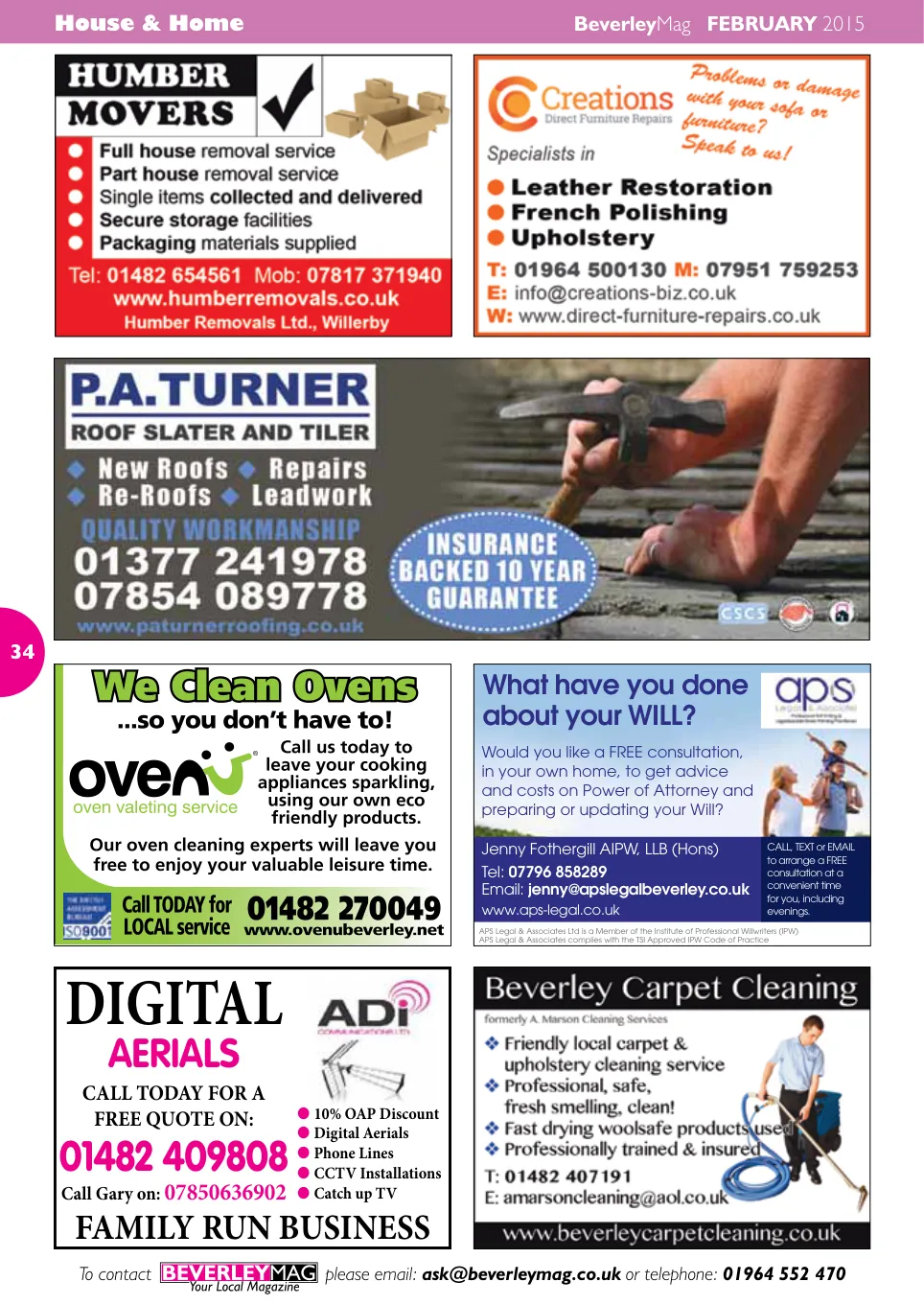 Beverley Magazine — February 2015 — Page 34 of 48