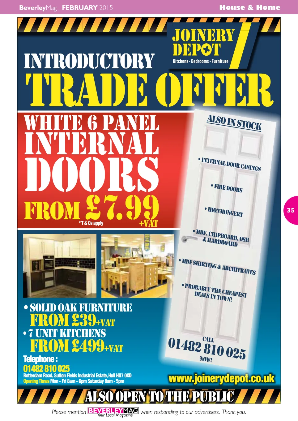 Beverley Magazine — February 2015 — Page 35 of 48