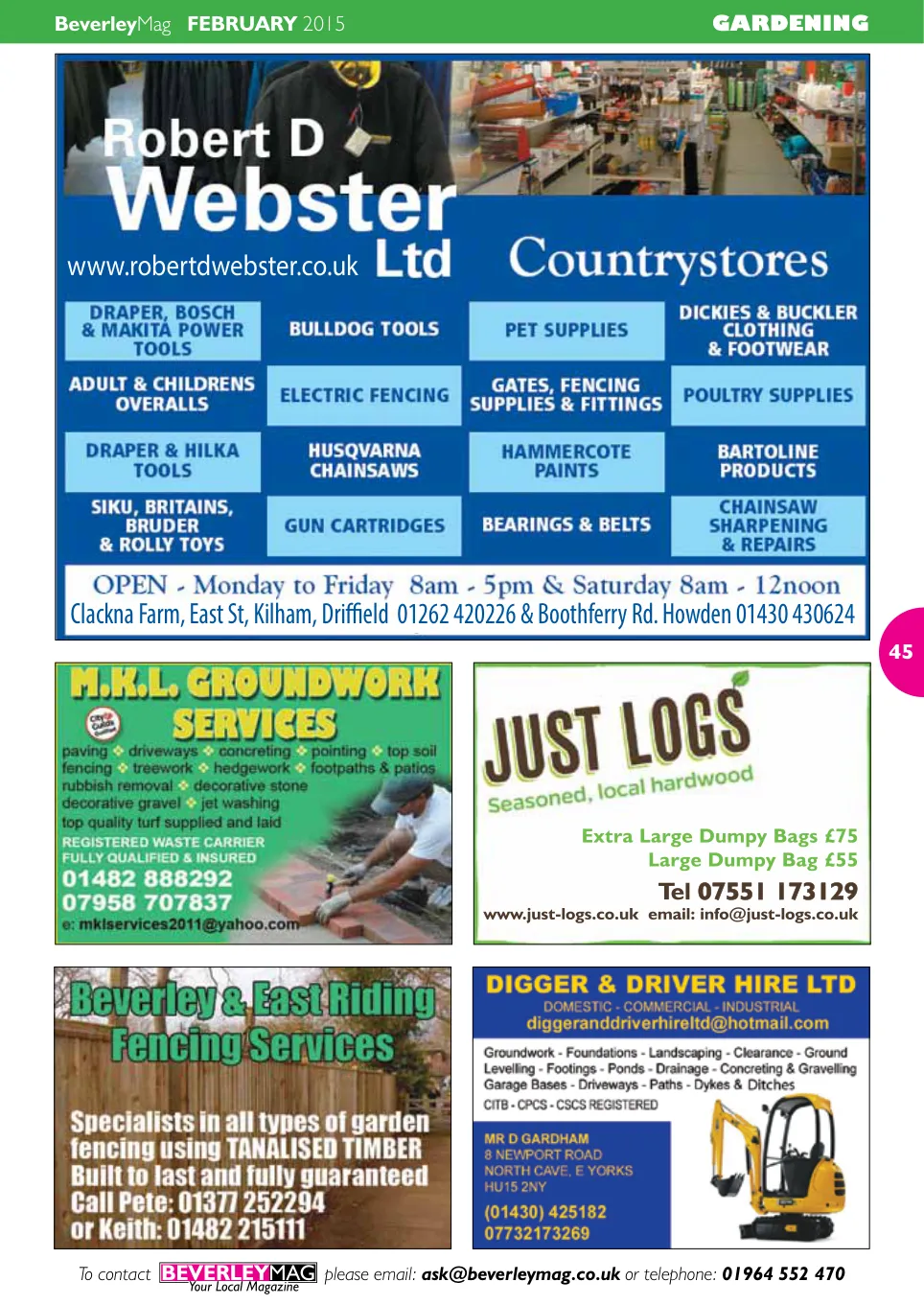 Beverley Magazine — February 2015 — Page 45 of 48