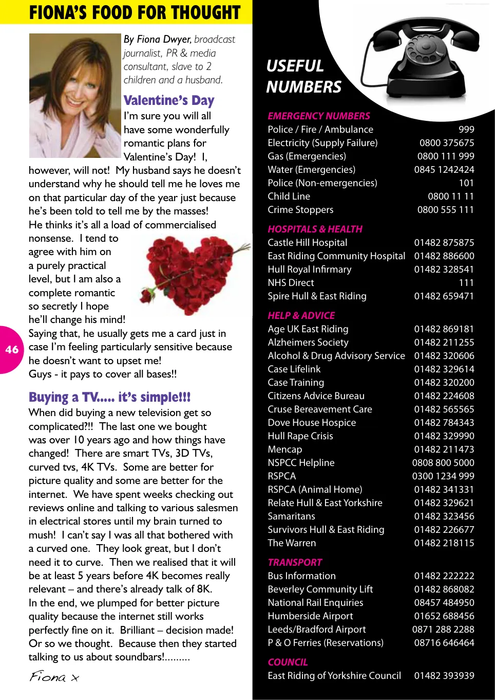 Beverley Magazine — February 2015 — Page 46 of 48