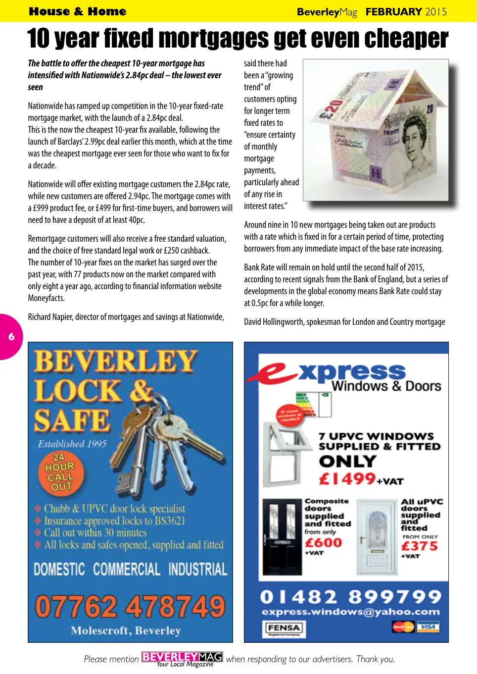 Beverley Magazine — February 2015 — Page 6 of 48