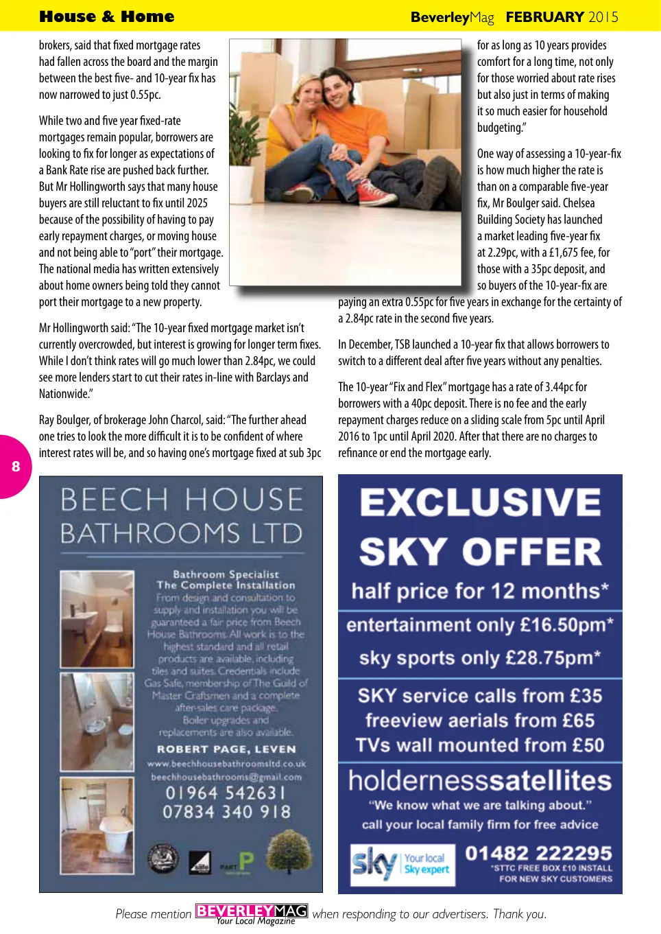 Beverley Magazine — February 2015 — Page 8 of 48