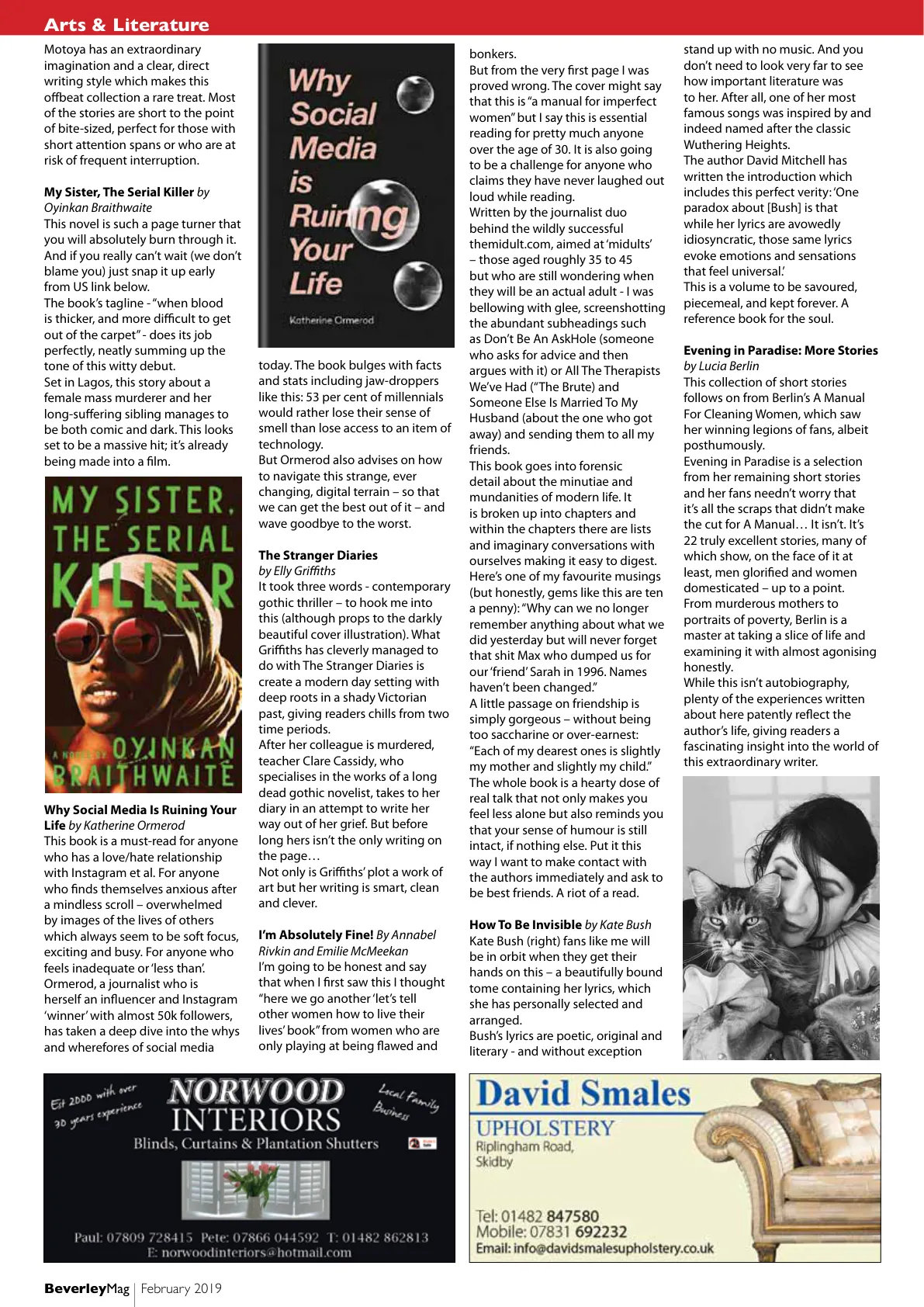 Beverley Magazine — February 2019 — Page 18 of 52