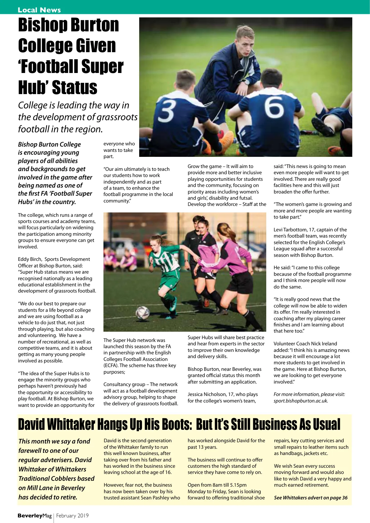 Beverley Magazine — February 2019 — Page 20 of 52