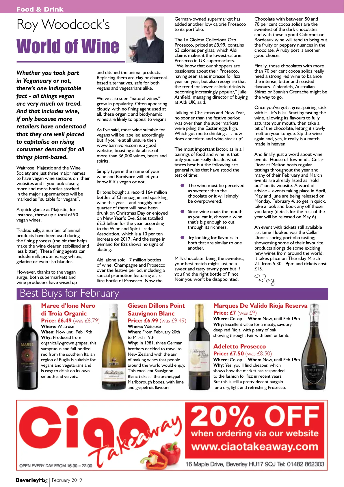 Beverley Magazine — February 2019 — Page 24 of 52