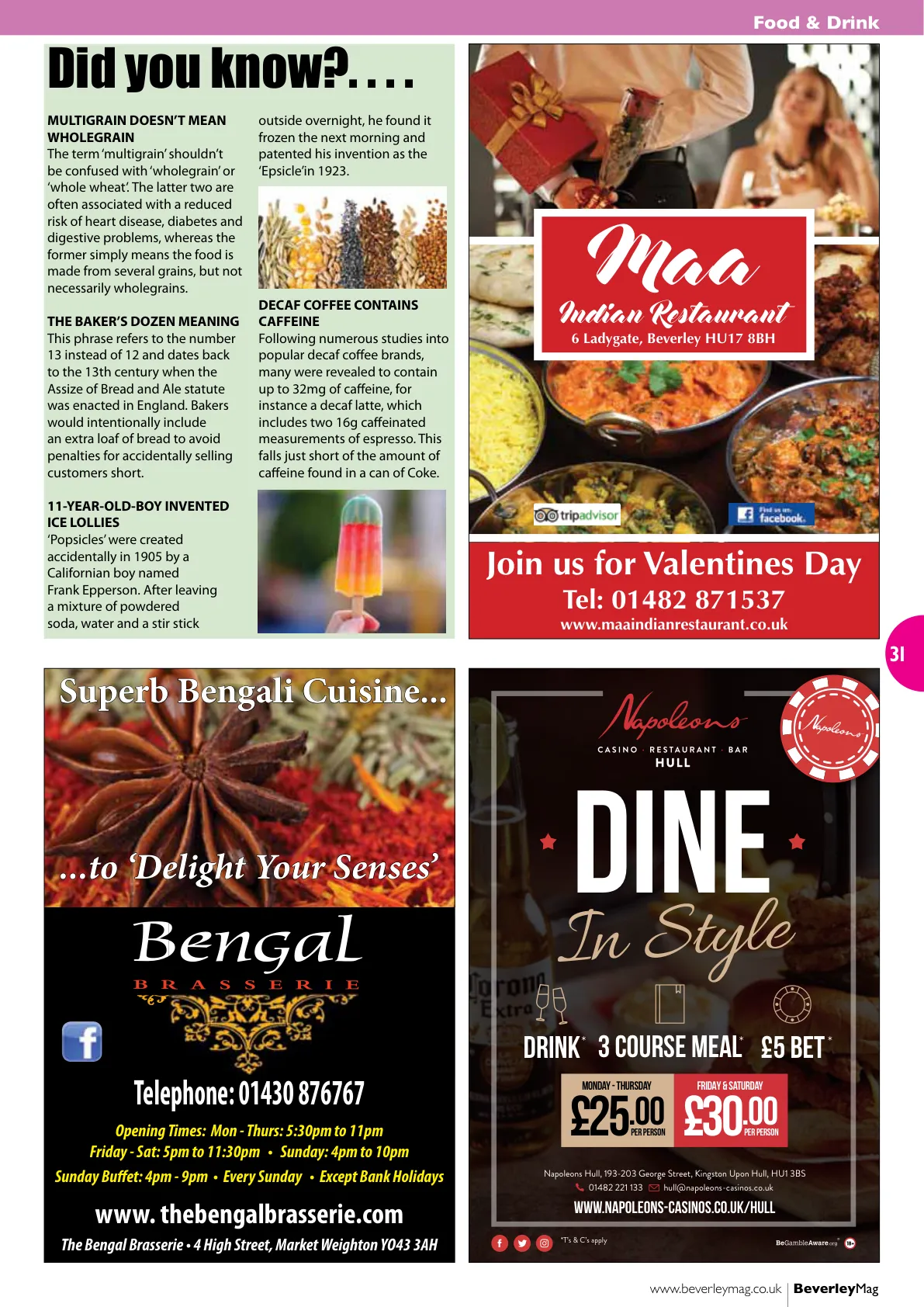 Beverley Magazine — February 2019 — Page 31 of 52