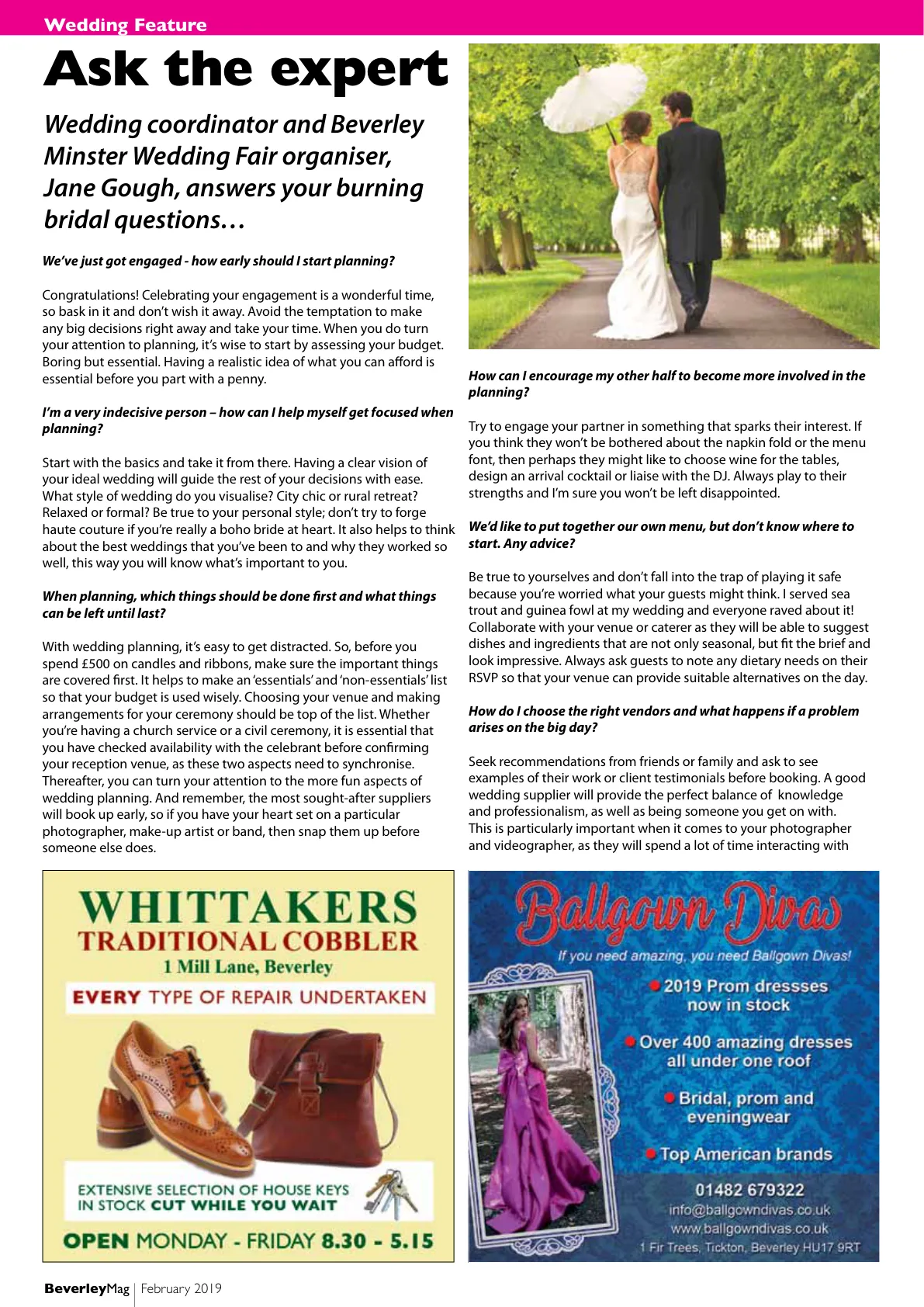 Beverley Magazine — February 2019 — Page 36 of 52