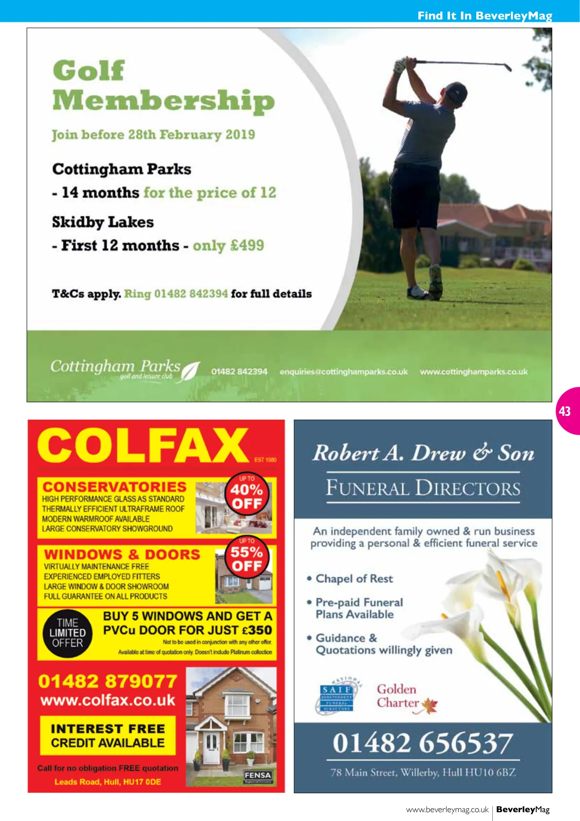 Beverley Magazine — February 2019 — Page 43 of 52