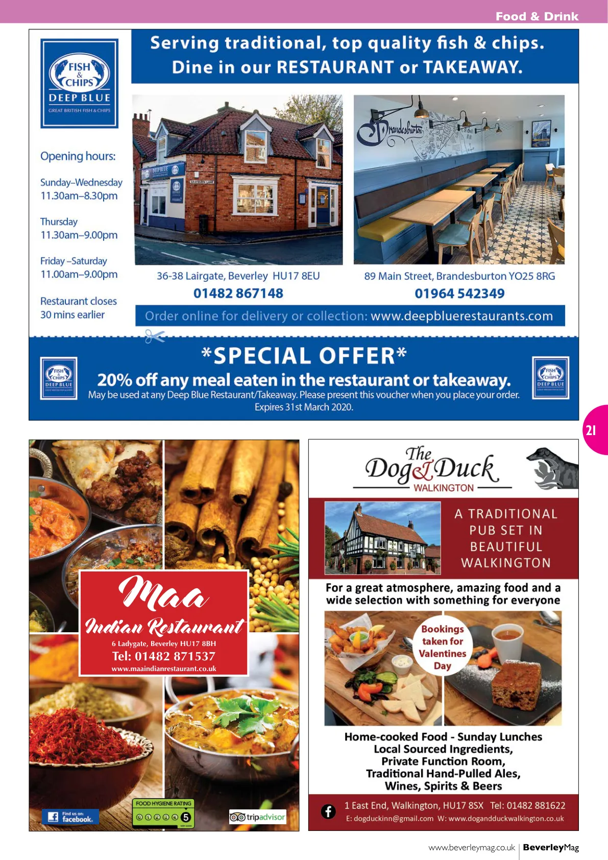 Beverley Magazine — February 2020 — Page 21 of 44