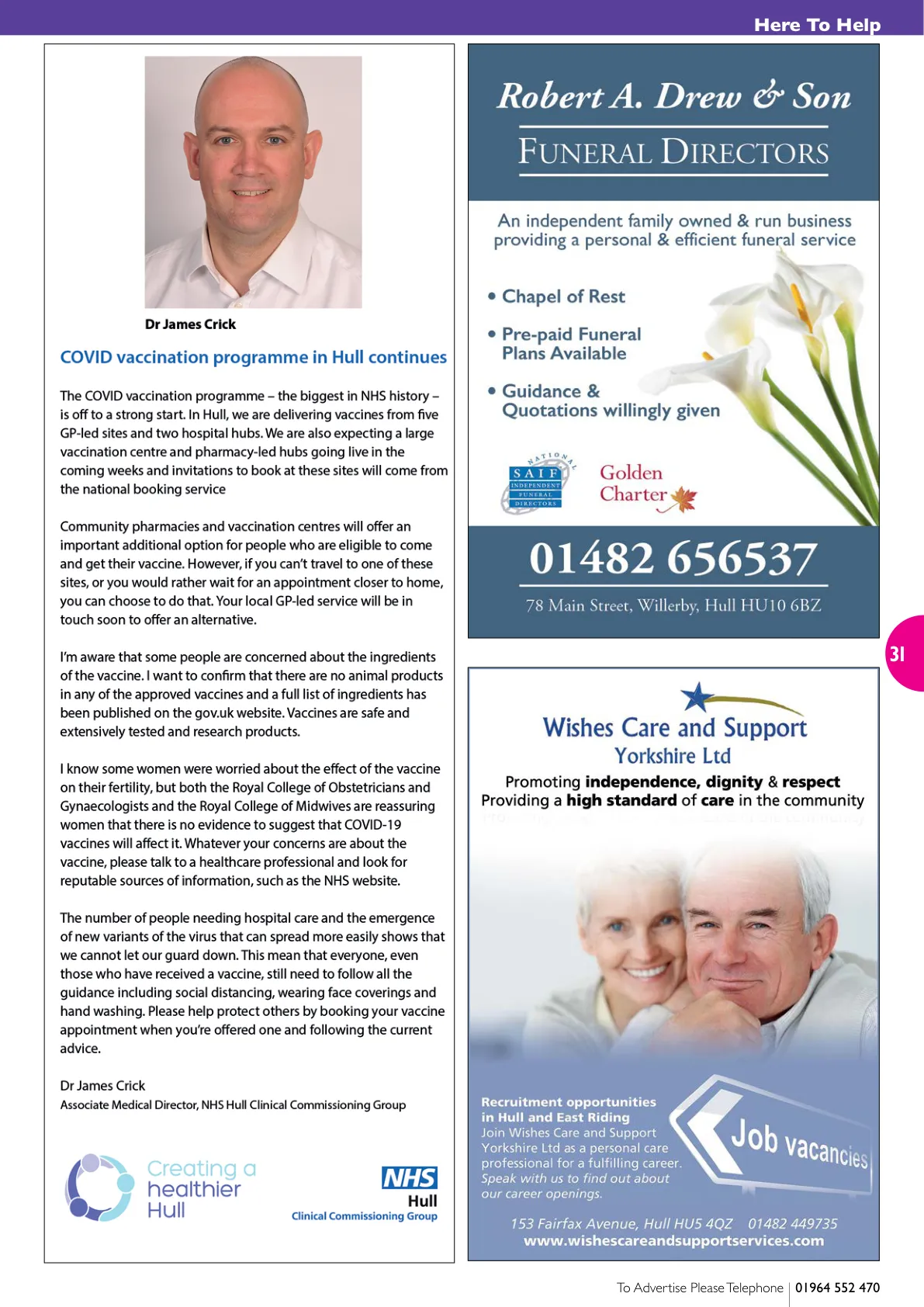 Beverley Magazine — February 2021 — Page 31 of 36