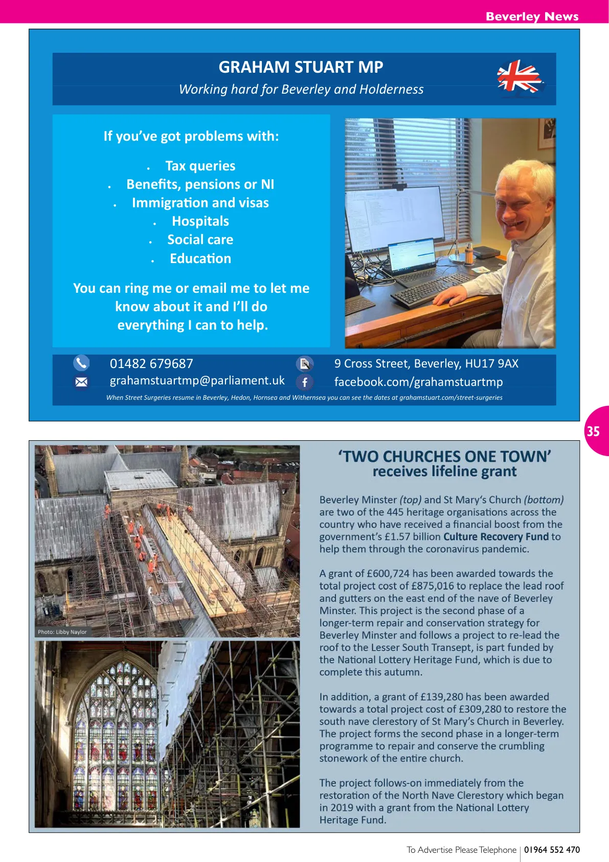 Beverley Magazine — February 2021 — Page 35 of 36