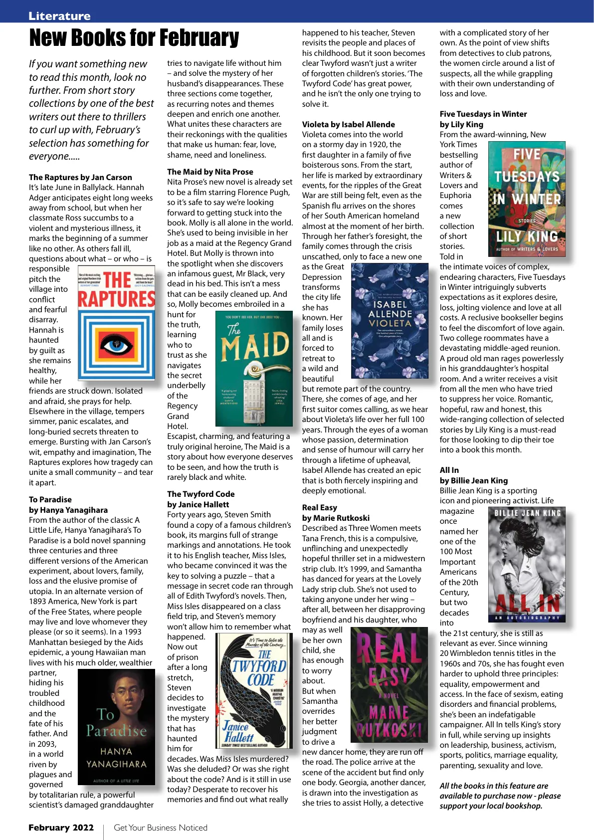 Beverley Magazine — February 2022 — Page 32 of 44