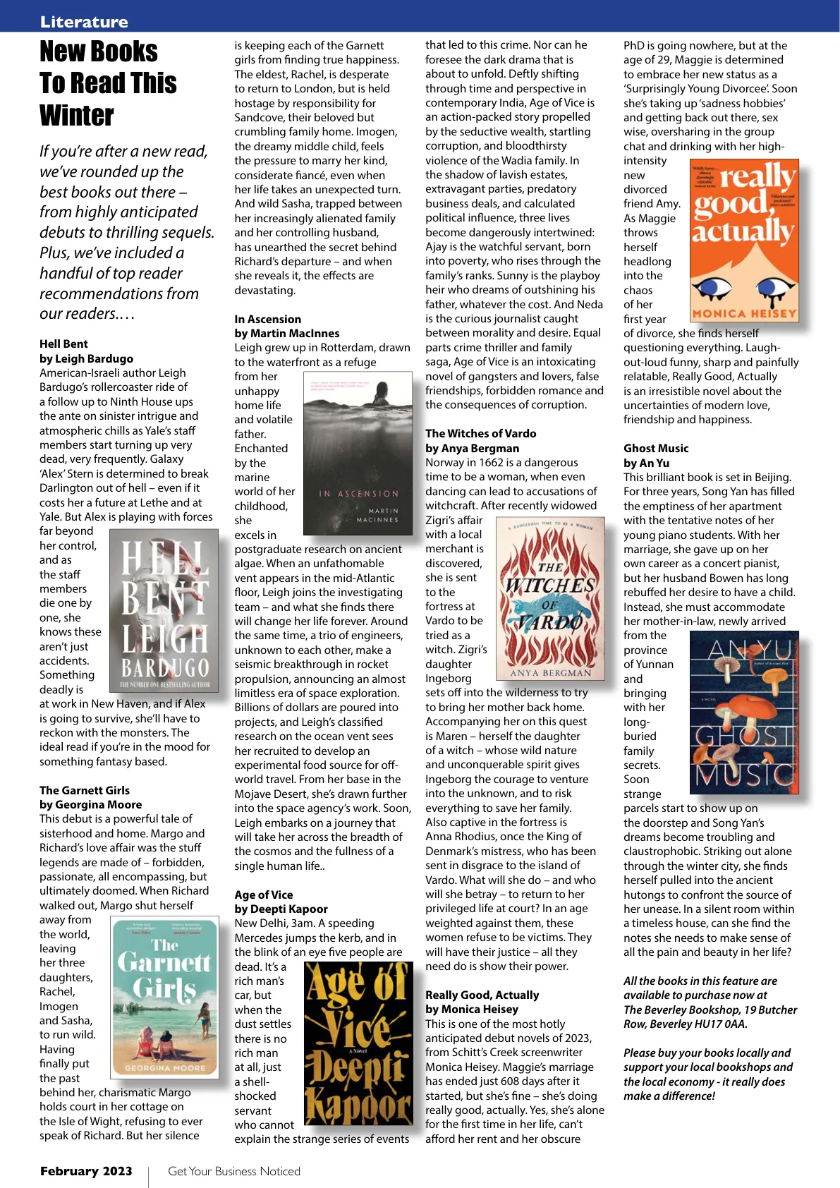 Beverley Magazine — February 2023 — Page 16 of 36