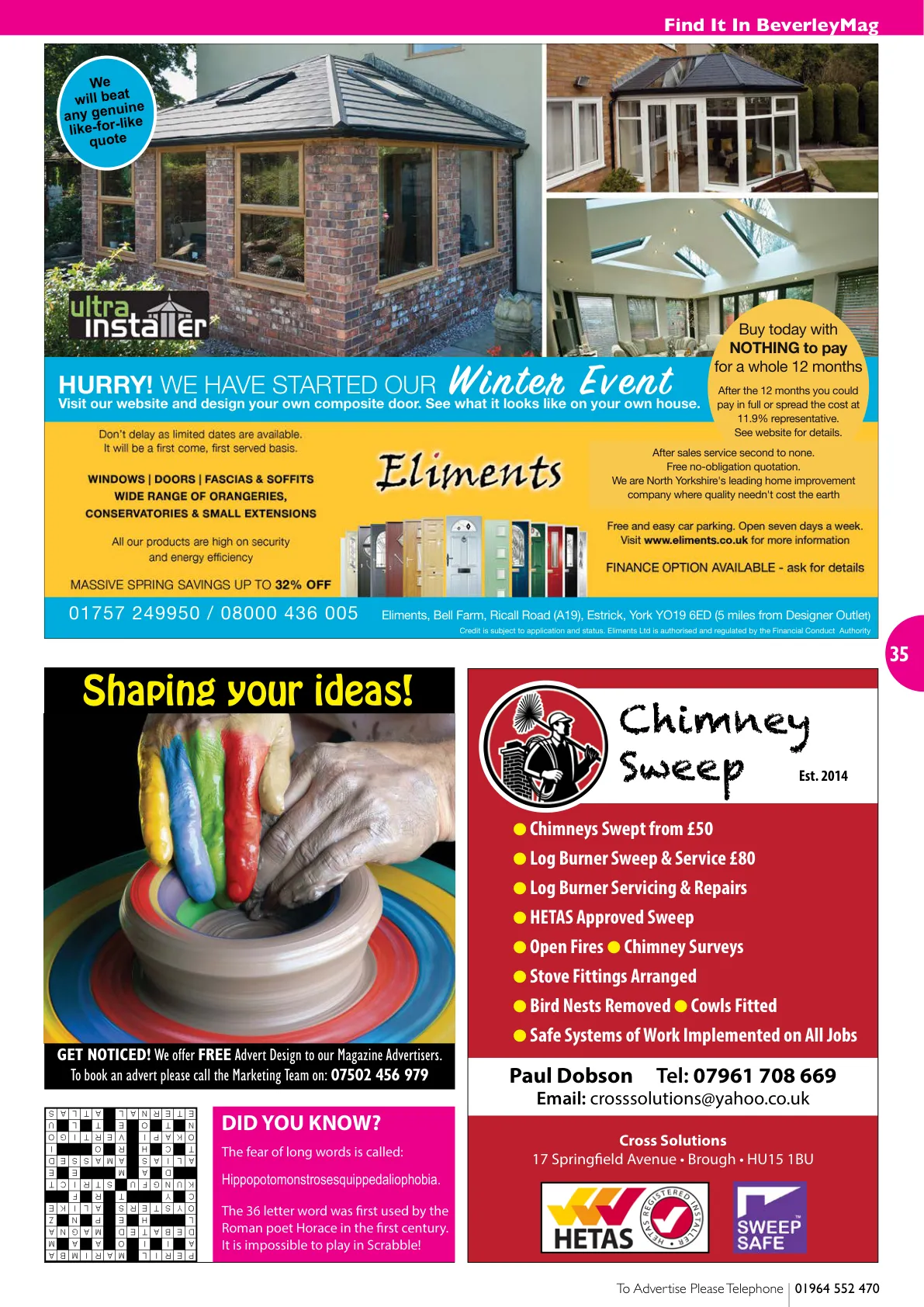 Beverley Magazine — February 2025 — Page 35 of 36