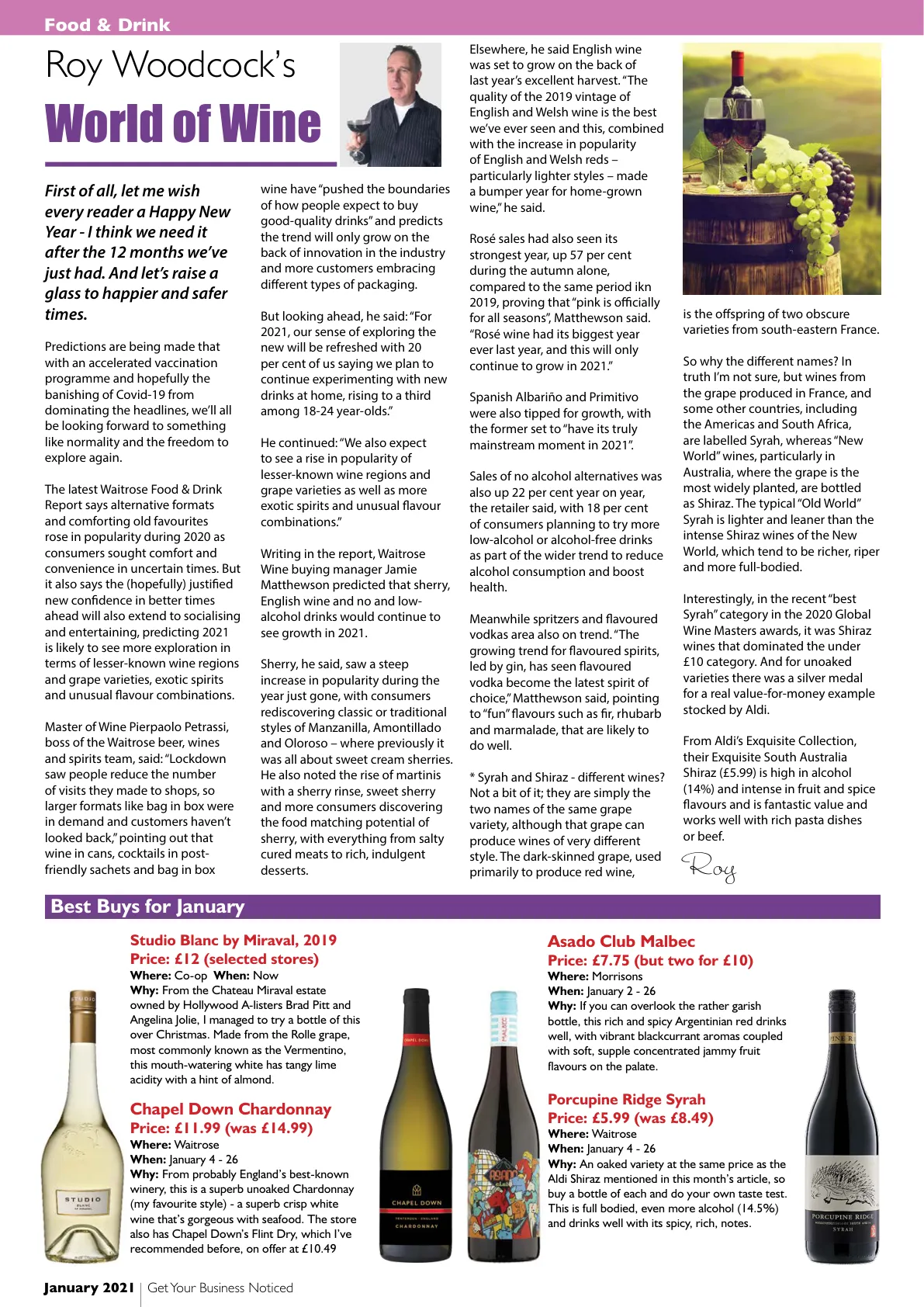Beverley Magazine — January 2021 — Page 18 of 36