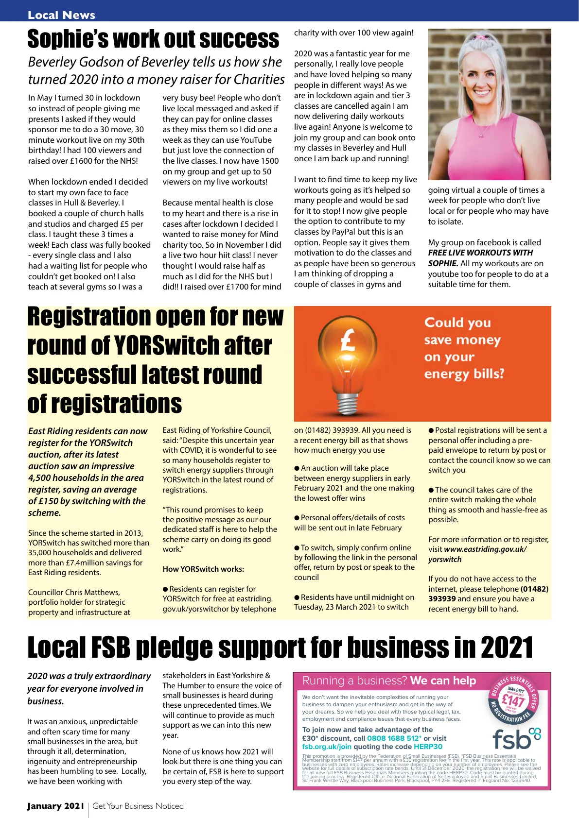 Beverley Magazine — January 2021 — Page 4 of 36