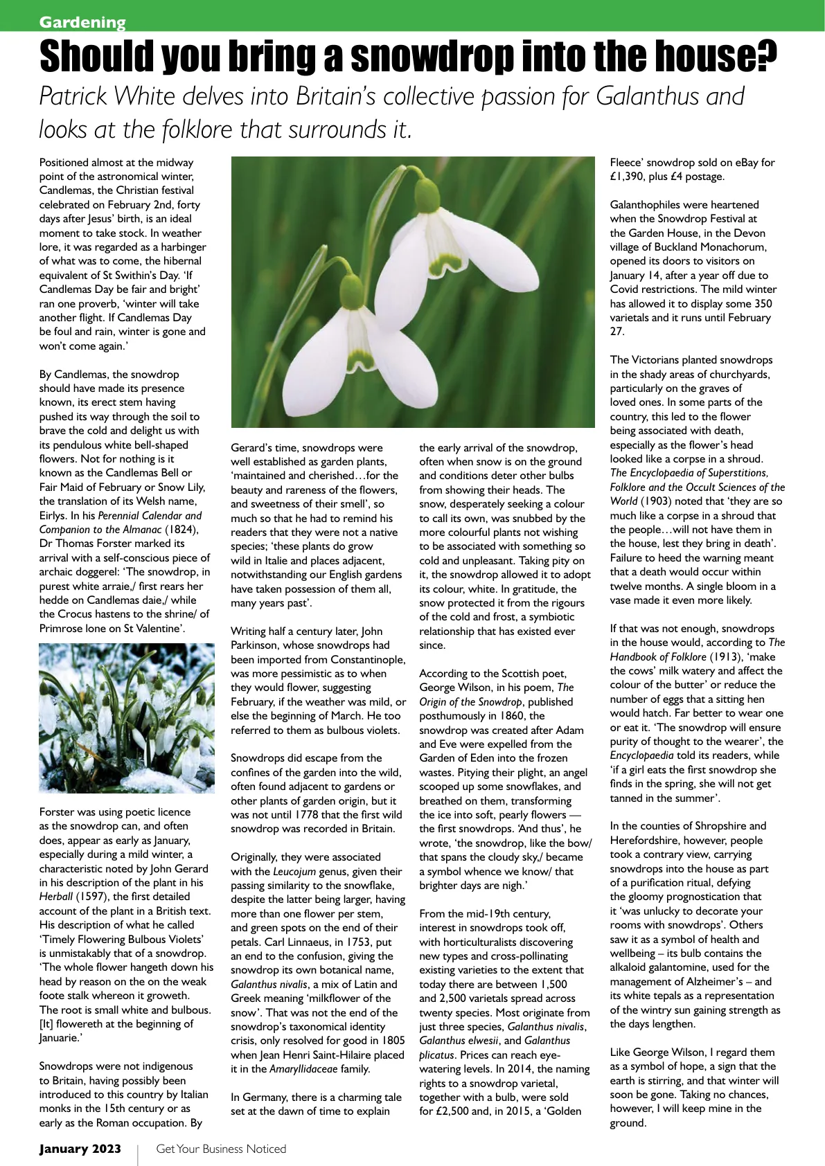 Beverley Magazine — January 2023 — Page 32 of 36