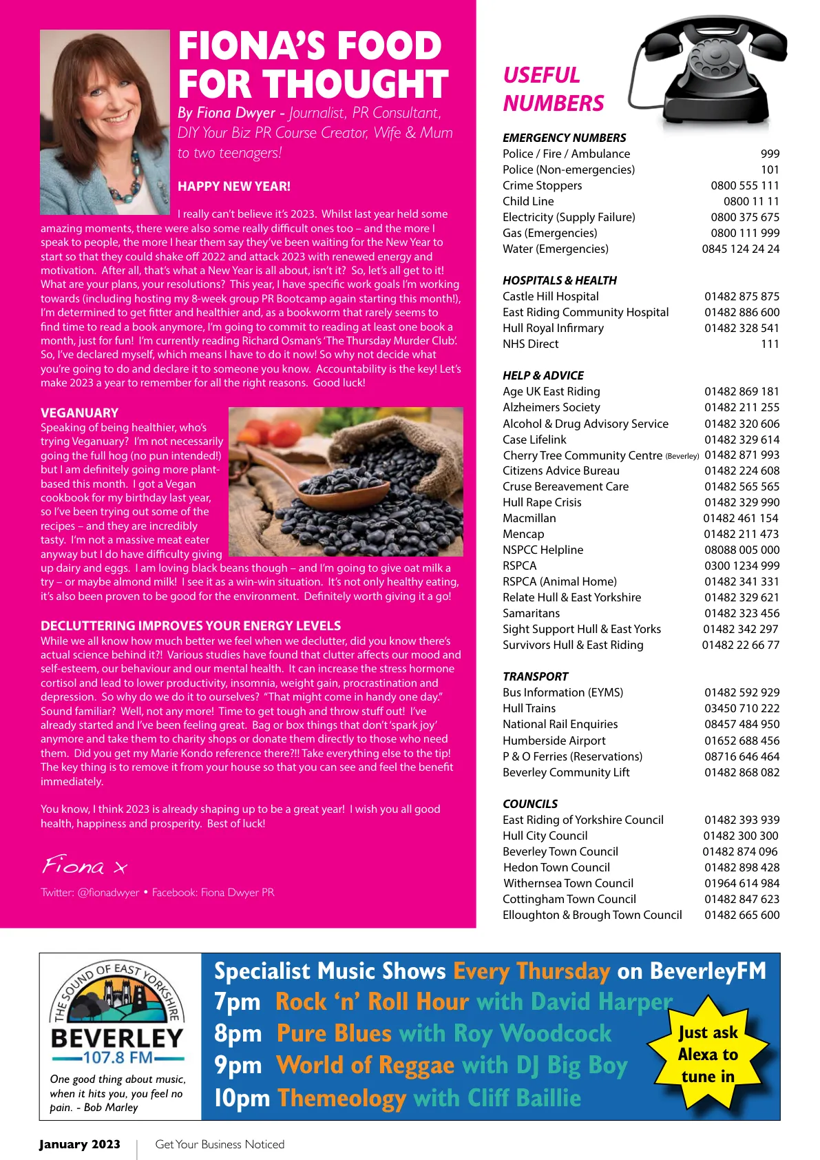 Beverley Magazine — January 2023 — Page 34 of 36