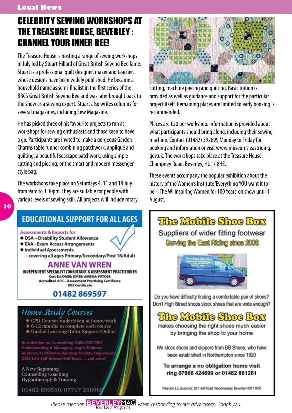 Beverley Magazine — July 2015 — Page 10 of 48