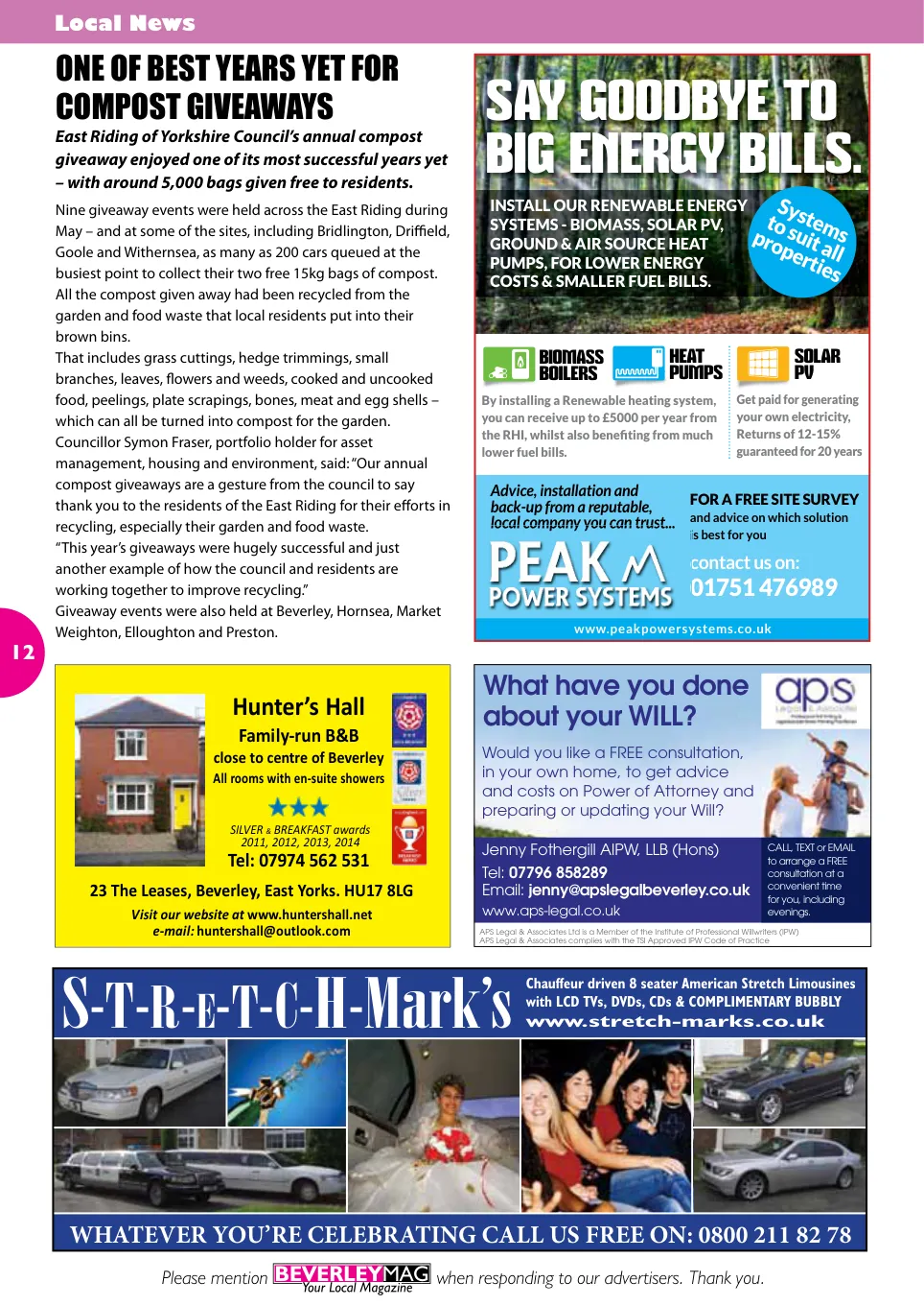 Beverley Magazine — July 2015 — Page 12 of 48