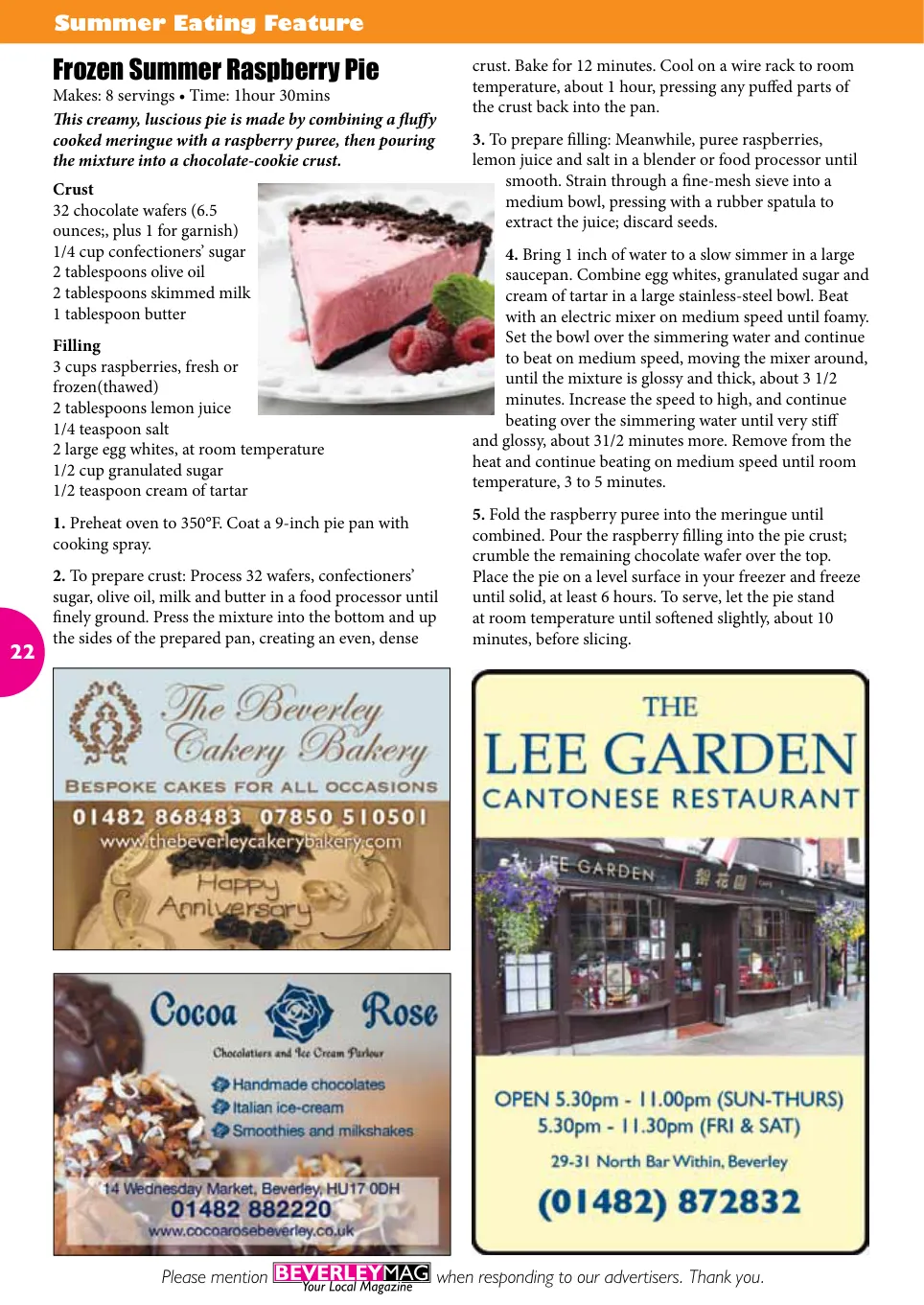 Beverley Magazine — July 2015 — Page 22 of 48