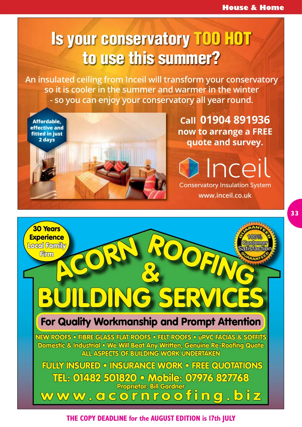 Beverley Magazine — July 2015 — Page 33 of 48