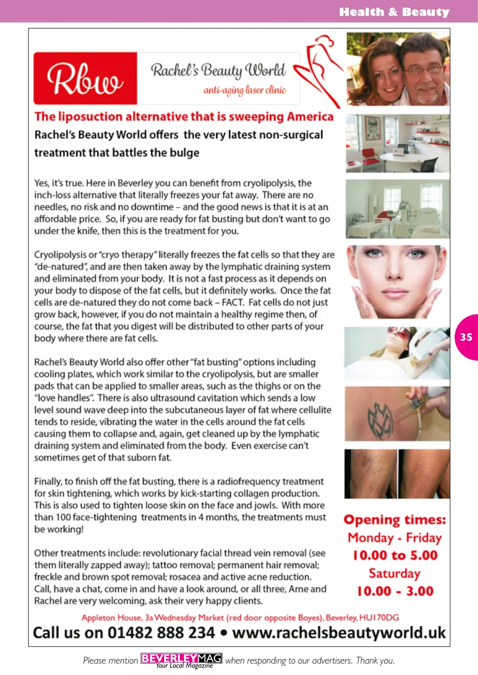 Beverley Magazine — July 2015 — Page 35 of 48