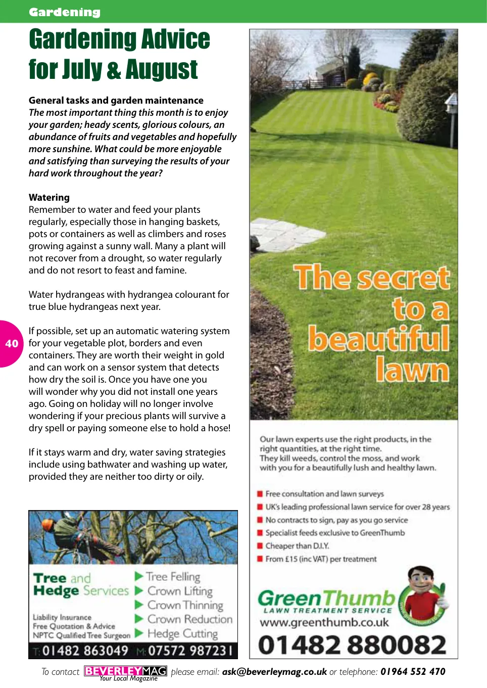 Beverley Magazine — July 2015 — Page 40 of 48