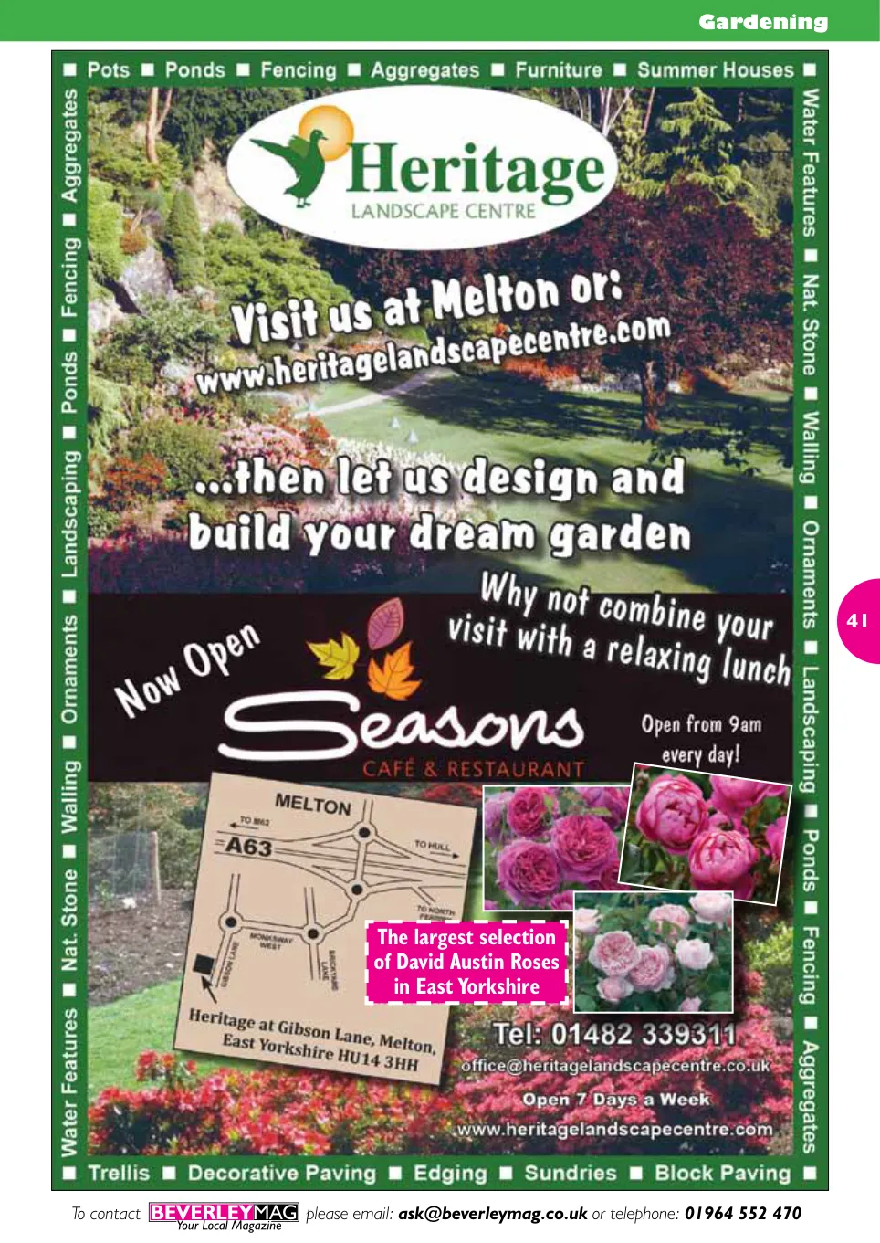 Beverley Magazine — July 2015 — Page 41 of 48