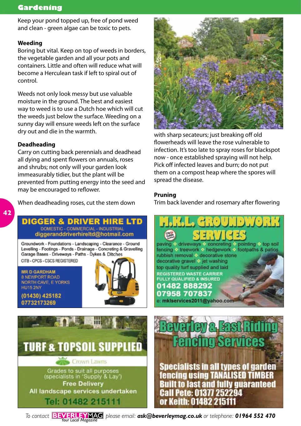 Beverley Magazine — July 2015 — Page 42 of 48