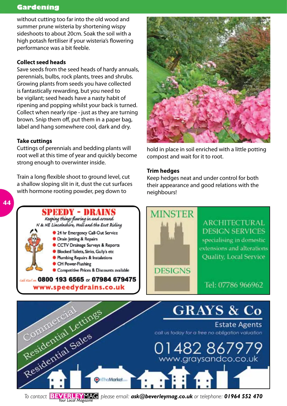 Beverley Magazine — July 2015 — Page 44 of 48