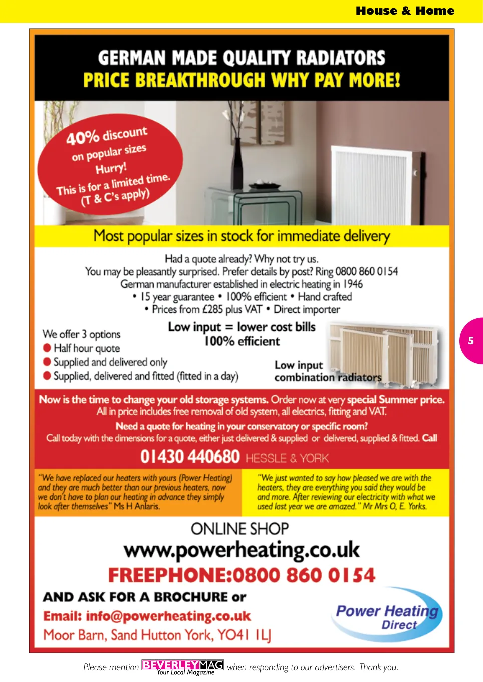 Beverley Magazine — July 2015 — Page 5 of 48