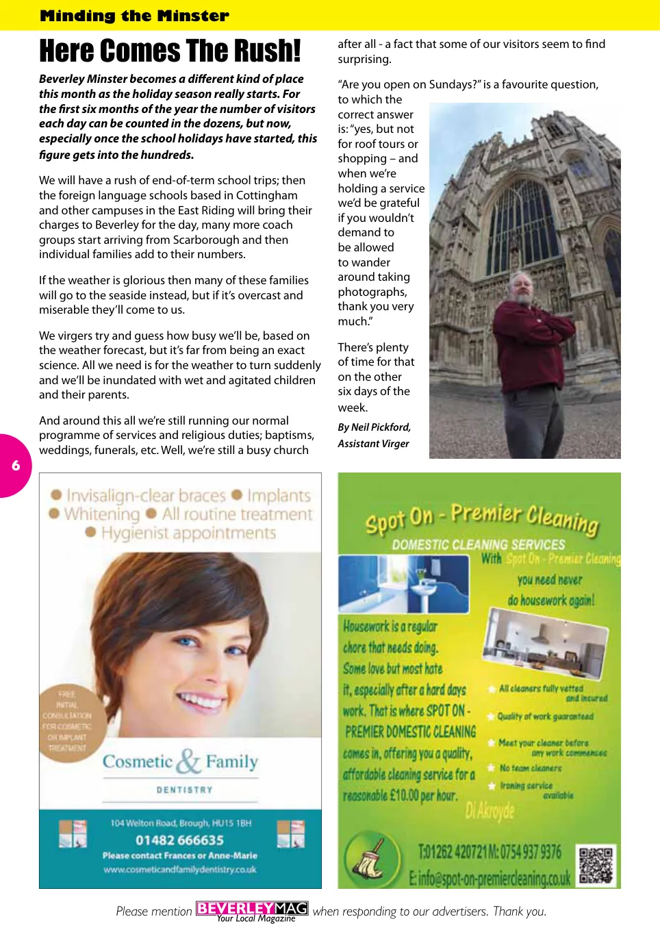 Beverley Magazine — July 2015 — Page 6 of 48