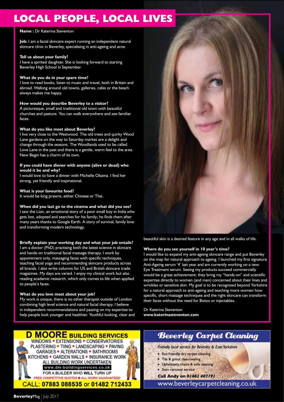 Beverley Magazine — July 2017 — Page 22 of 36