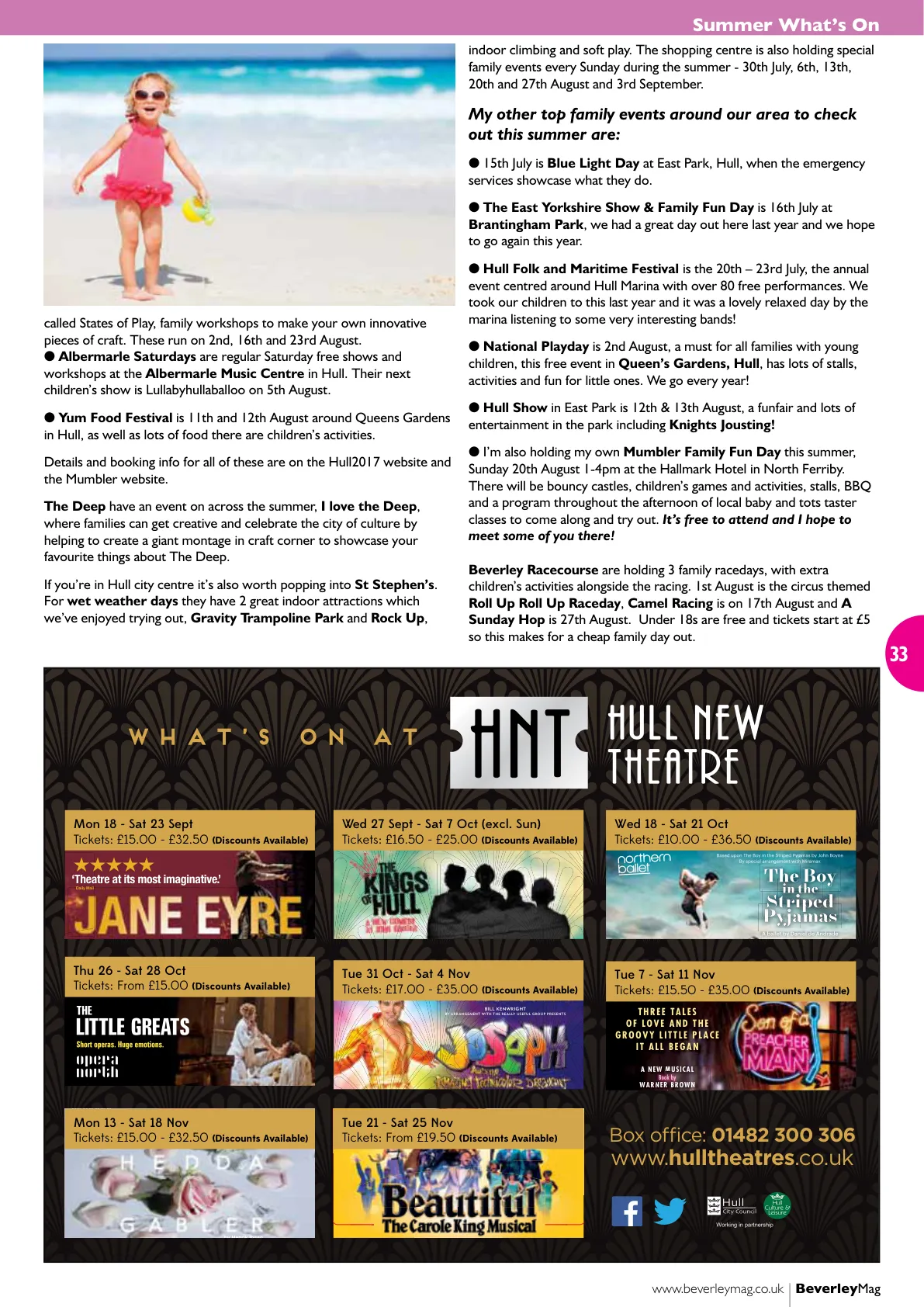 Beverley Magazine — July 2017 — Page 33 of 36