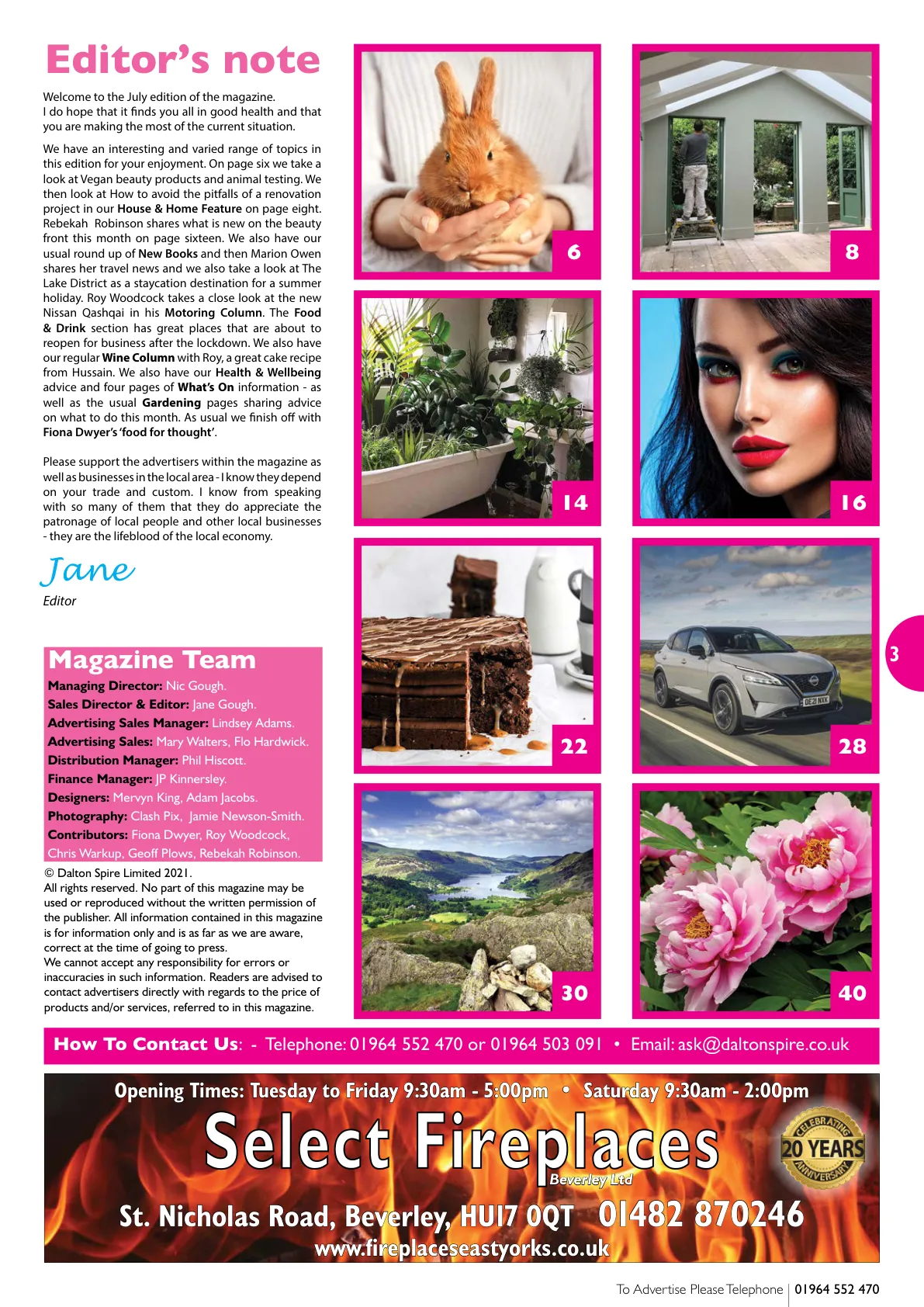 Beverley Magazine — July 2021 — Page 3 of 44