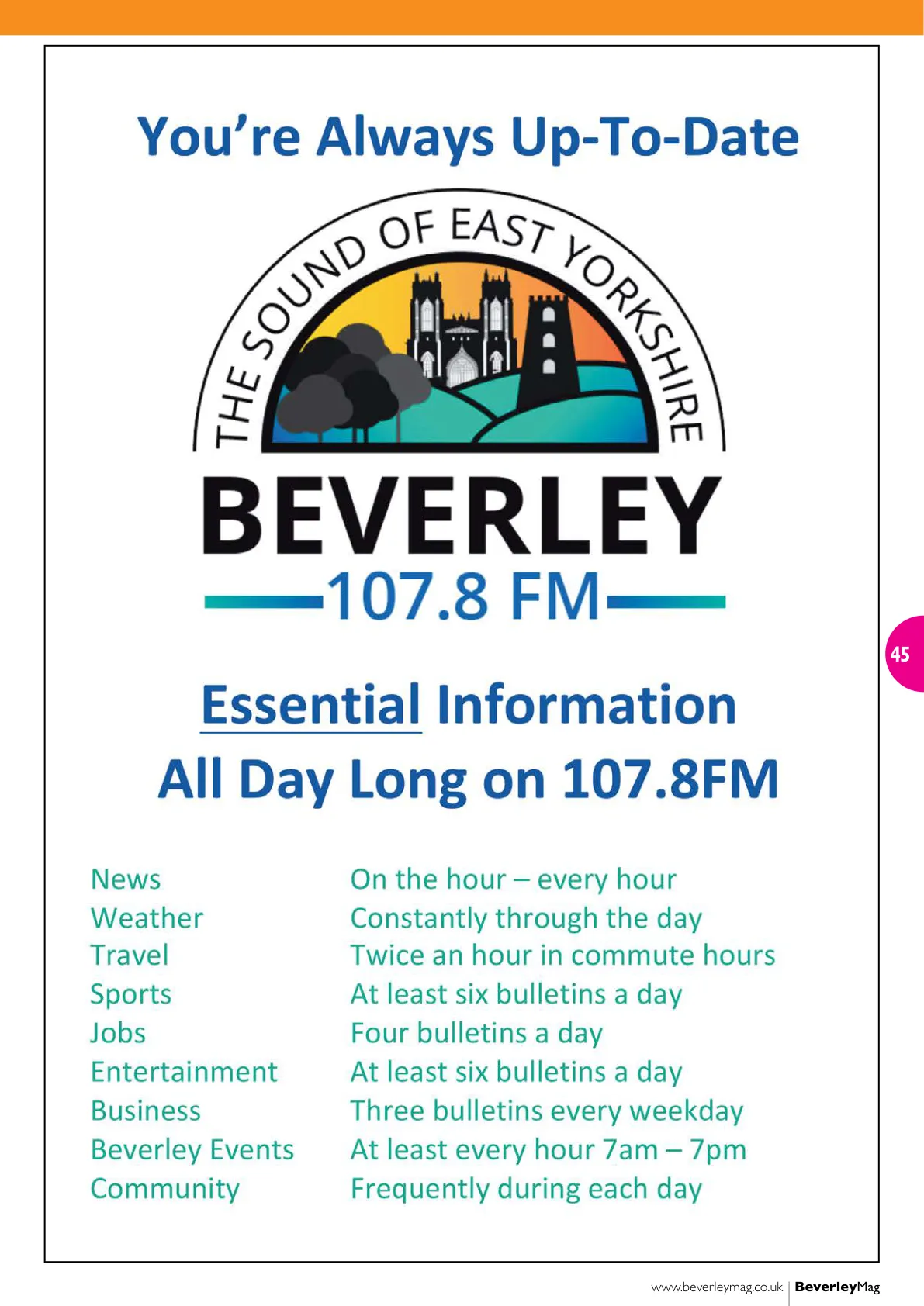 Beverley Magazine — July 2022 (Issue 77) — Page 45 of 52