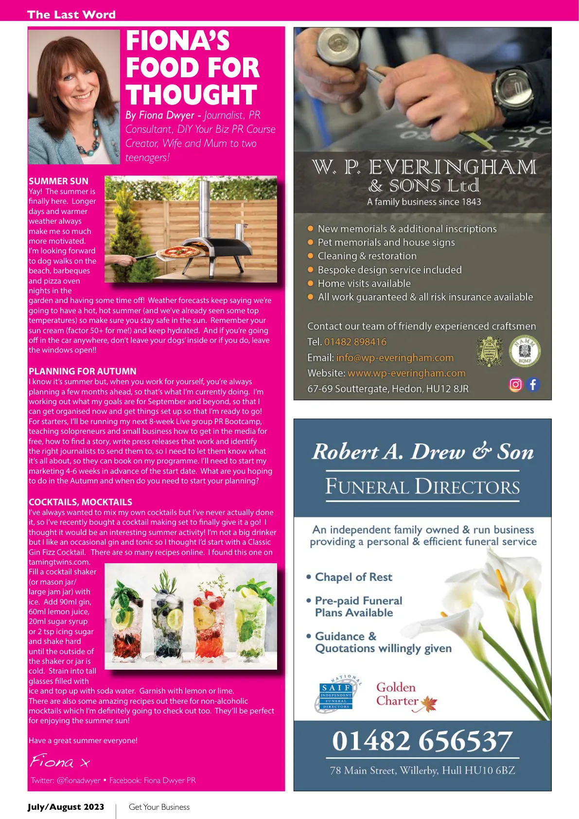 Beverley Magazine — July 2023 — Page 34 of 36