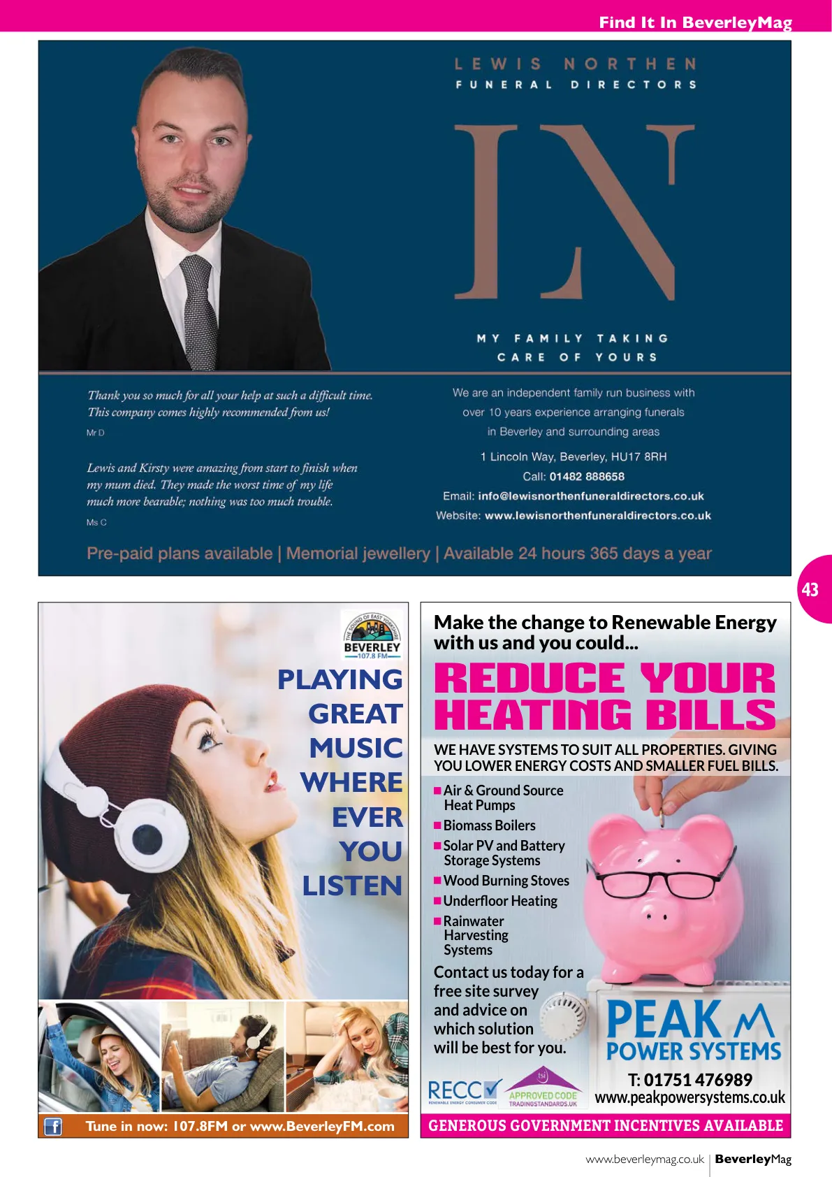 Beverley Magazine — June 2023 — Page 43 of 44