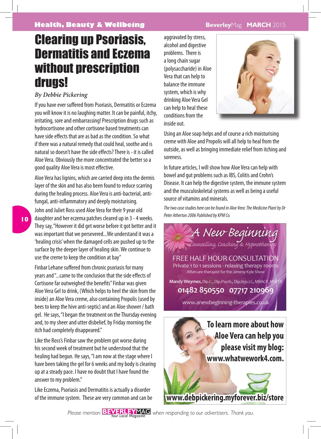 Beverley Magazine — March 2015 — Page 10 of 48