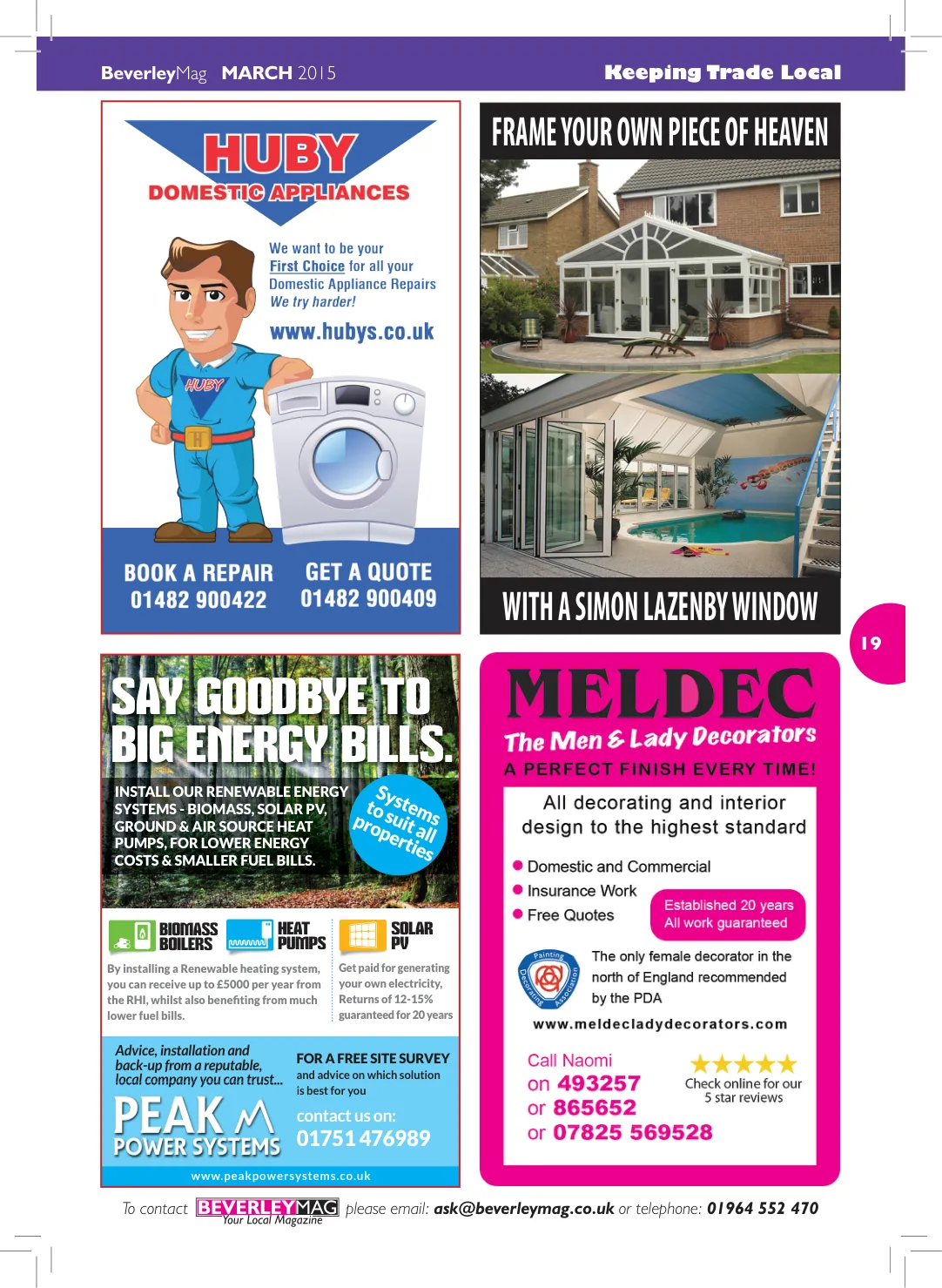 Beverley Magazine — March 2015 — Page 19 of 48